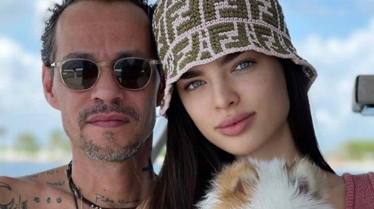 Marc Anthony y su esposa Nadia Ferreira presumen su embarazo en redes