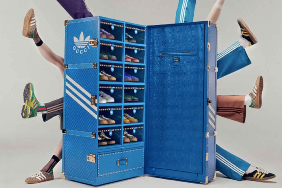 Gucci x Adidas: Lanzan baúl de viaje para sneakers