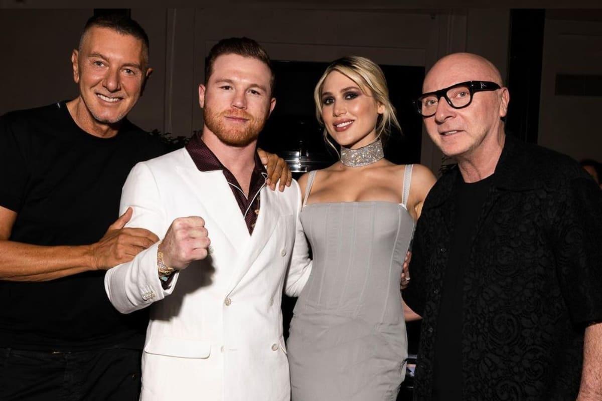 “Canelo” Álvarez brilla como invitado de honor en el show de Dolce & Gabbana