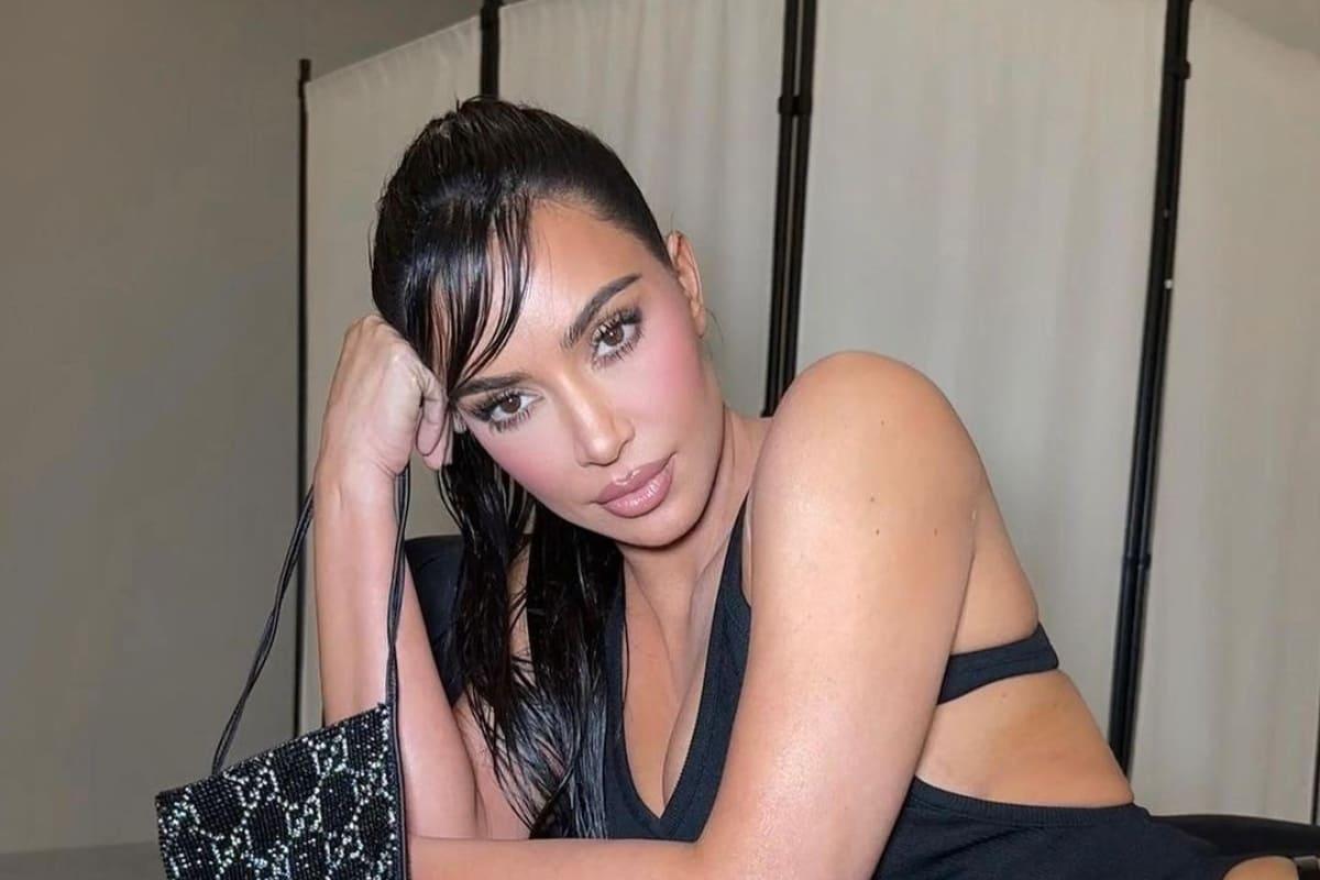 Kim Kardashian y cómo usar la tendencia greasy hair