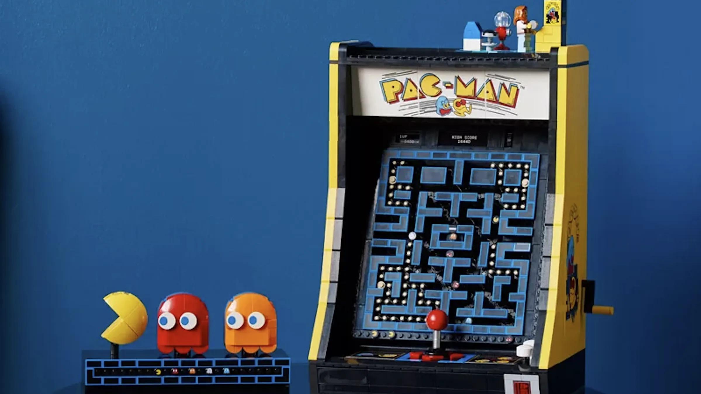 LEGO celebra el aniversario de Pac-Man con un arcade recreativo; ¡parece una maquinita de los años 80!