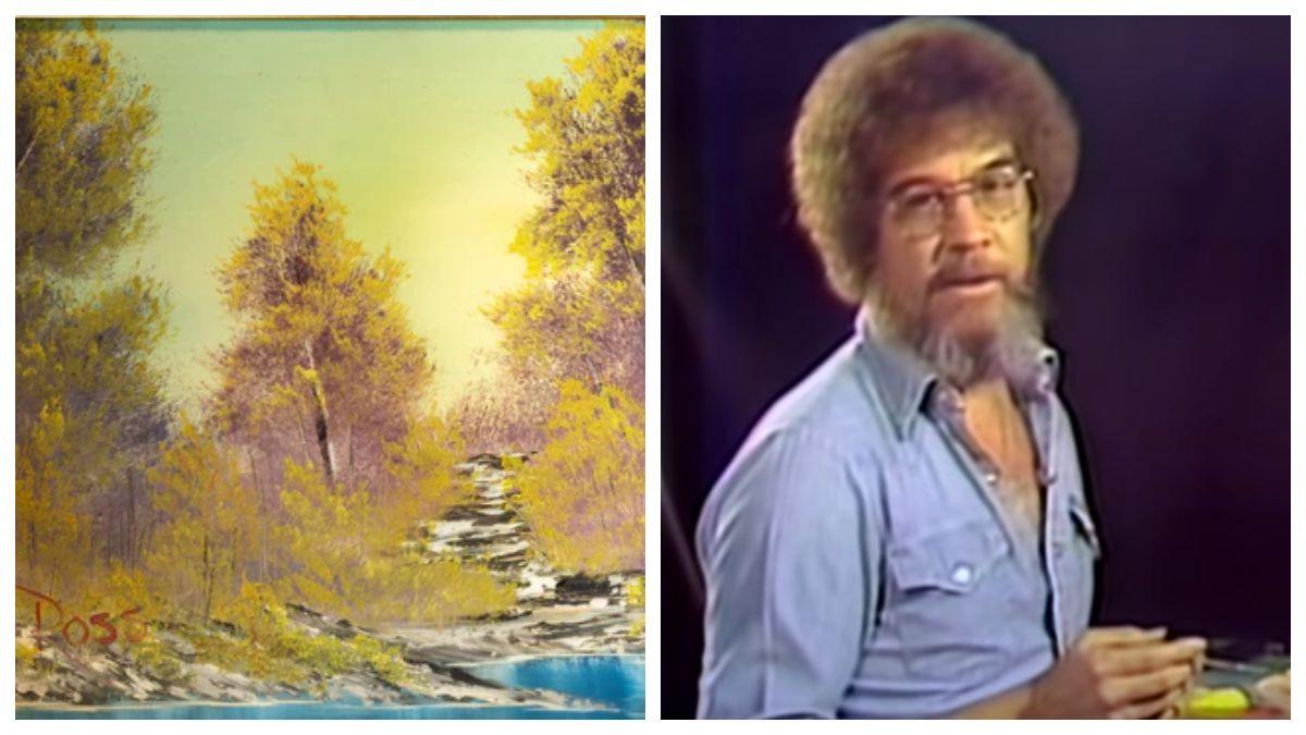 Pintura de Bob Ross, ‘A Walk in the Woods,’ a la venta por un precio récord de $9.85 millones