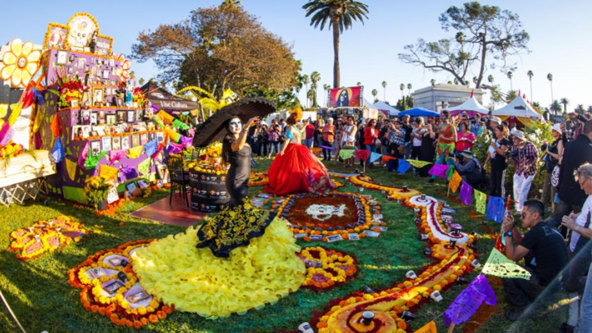 Day of the dead en Hollywood Forever en Los Ángeles
