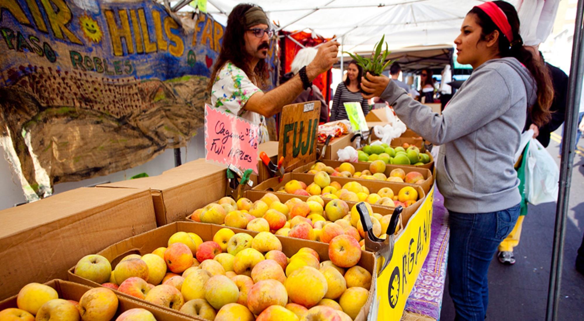 Hollywood Farmers’ Market en Los Ángeles, California, parada obligada
