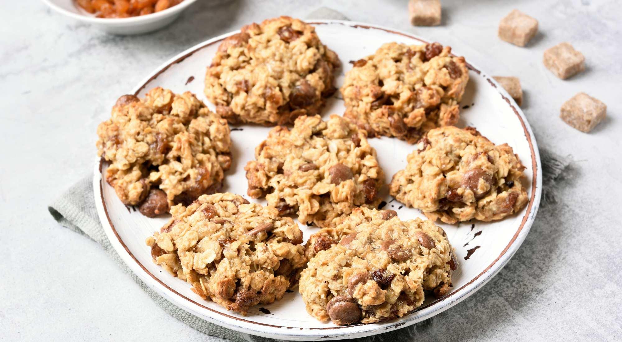 Receta de galletas de avena, ideal para Navidad