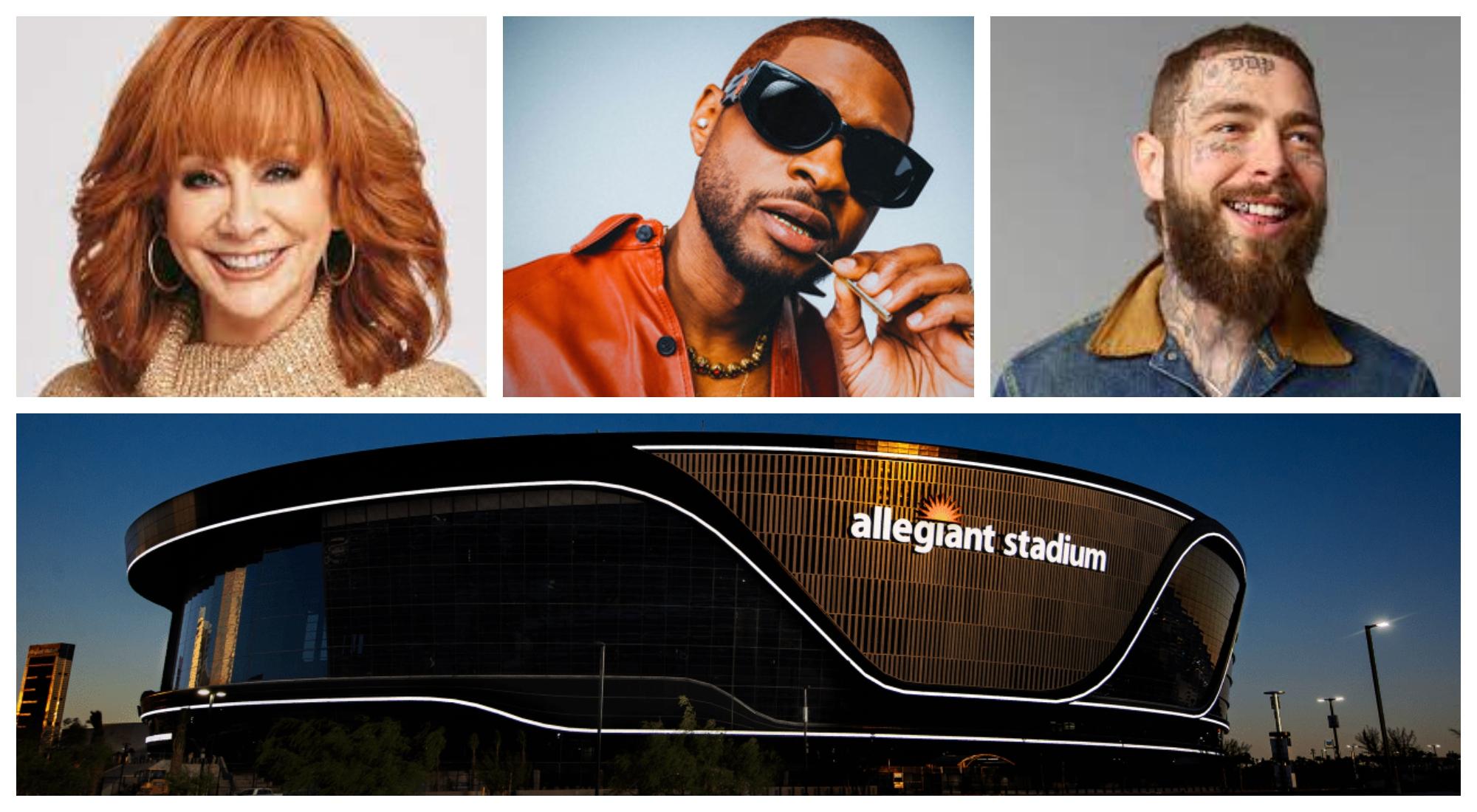 Usher, Reba McEntire y Post Malone llevarán la música al Super Bowl 2024