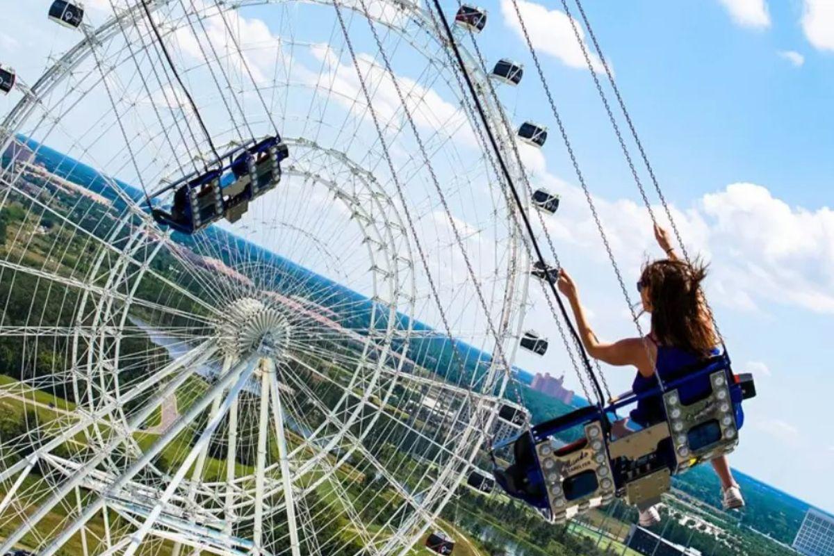 Date una vuelta en el swing ride más alto del mundo en I-Drive