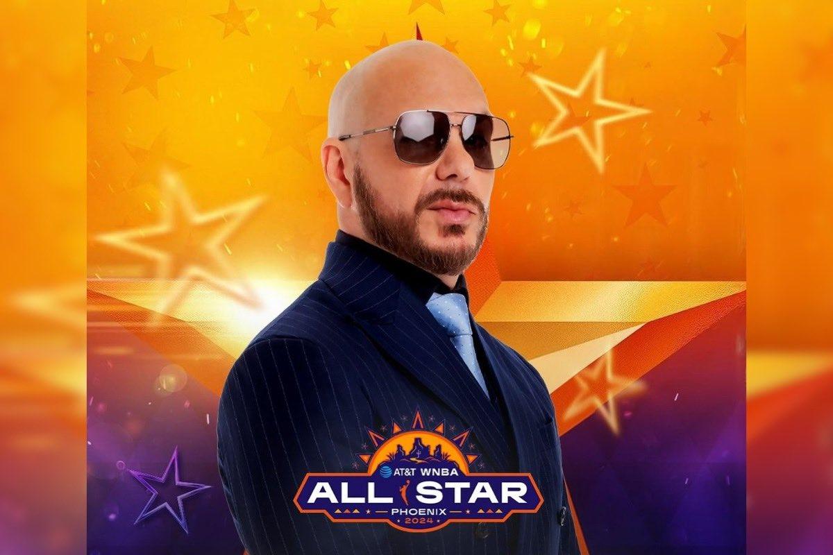 Pitbull estará en el Show del Juego de Estrellas WNBA 2024