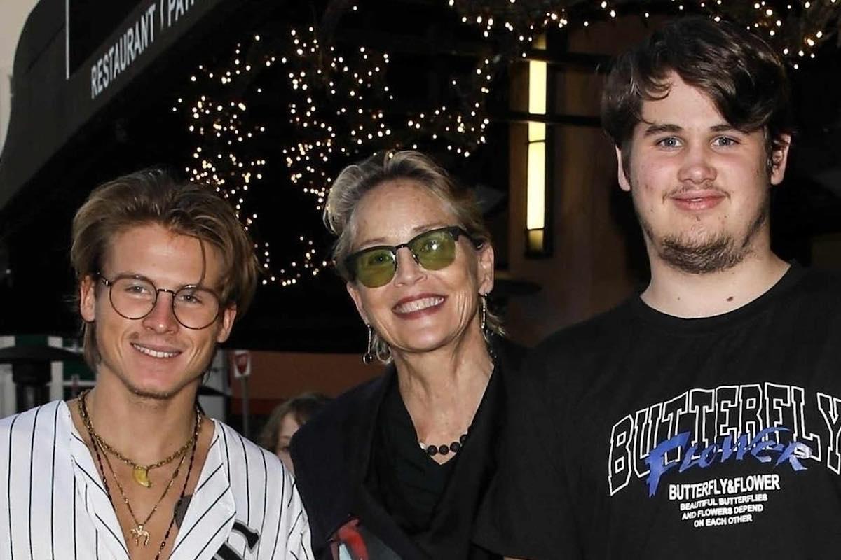 ¡Sorpresa! Sharon Stone Disfruta de una Cena con sus Hijos en Los Ángeles