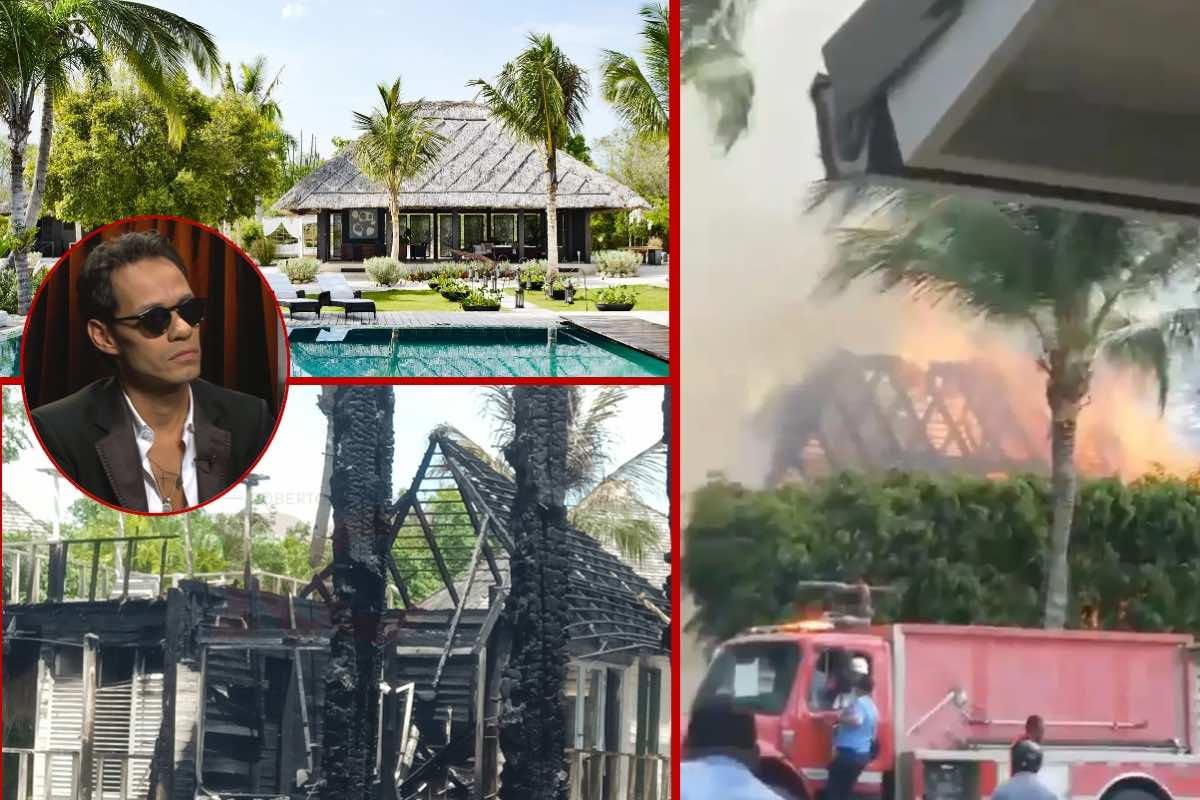 La Mansión de Marc Anthony en República Dominicana Sufre un Incendio Devastador