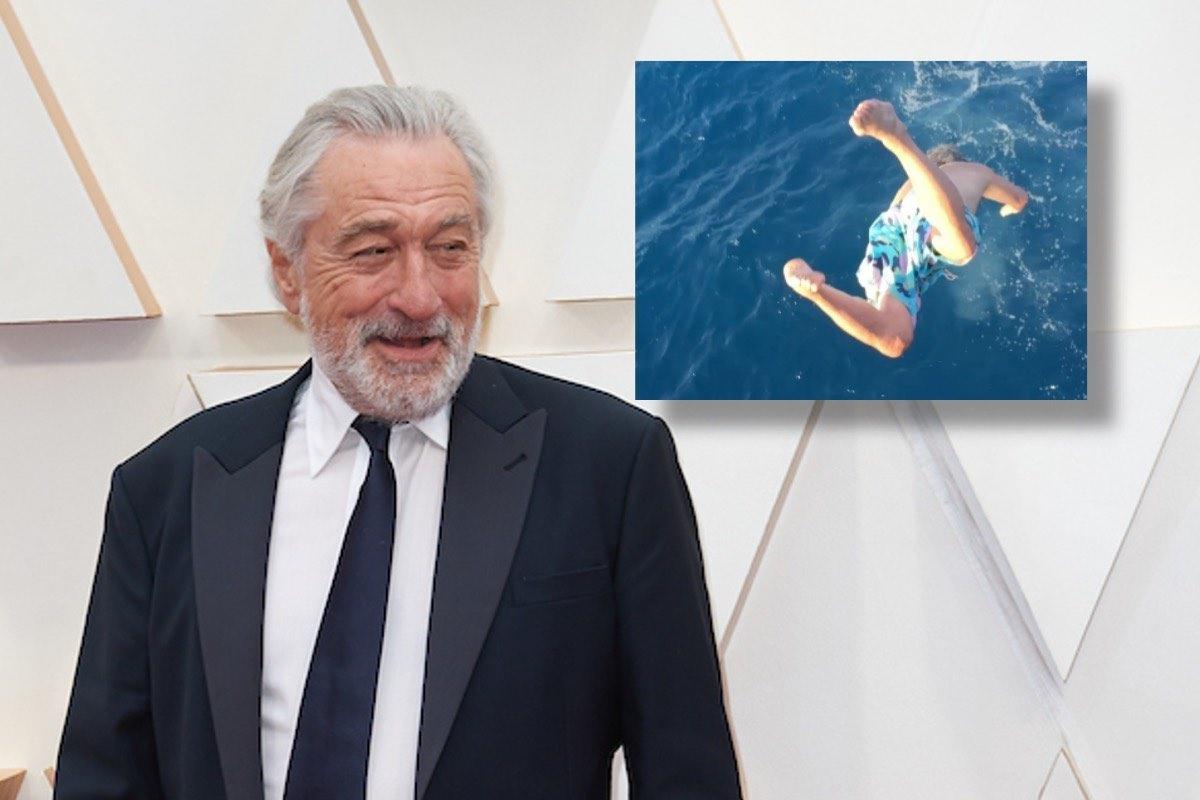 ¡Robert De Niro Celebra su Cumpleaños 81 con Clavado de 30 pies!